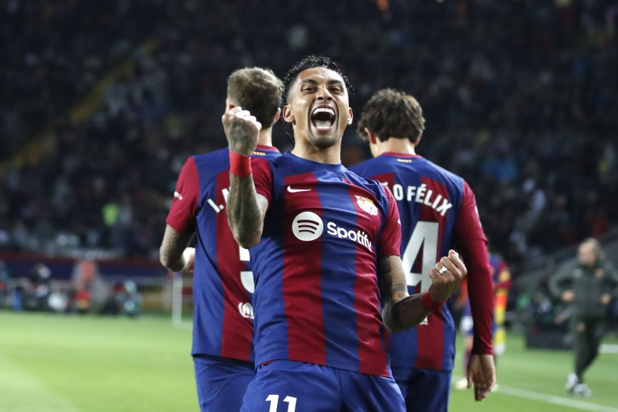 Barcelona - Las Palmas, en directo | Raphinha adelanta al Barça, tras una gran asistencia de João Félix