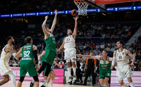 Triunfo del campeón Madrid y suspense del Baskonia en la Euroliga