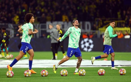 Dortmund - Atlético, la Champions League en directo | Simeone apuesta por Azpilicueta en la posición del suspendido Lino