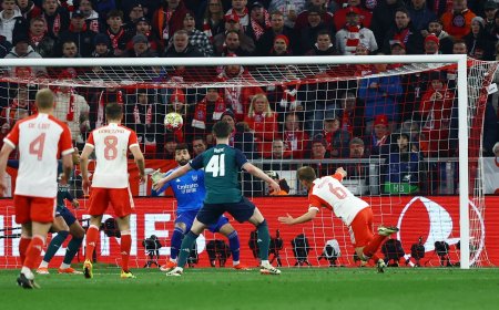 El Bayern impone su ley a un triste Arsenal