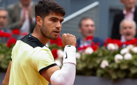 Alcaraz se clasifica para los cuartos de final del Open de Madrid tras vencer a Struff