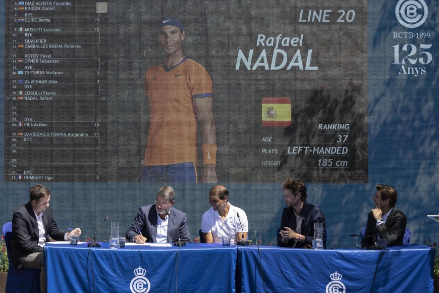 Nadal jugará el Godó, al igual que Alcaraz