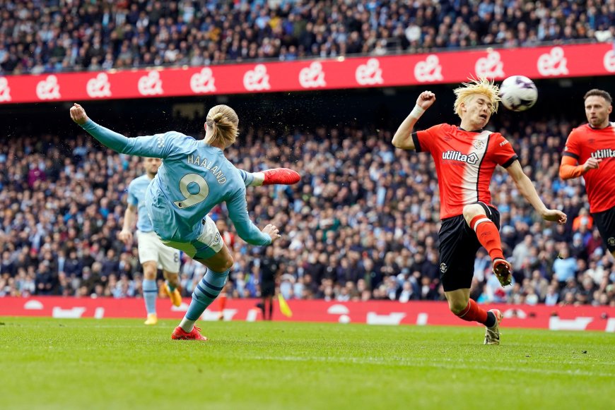 El City se pasea ante el Luton y logra el liderato provisional de la Premier