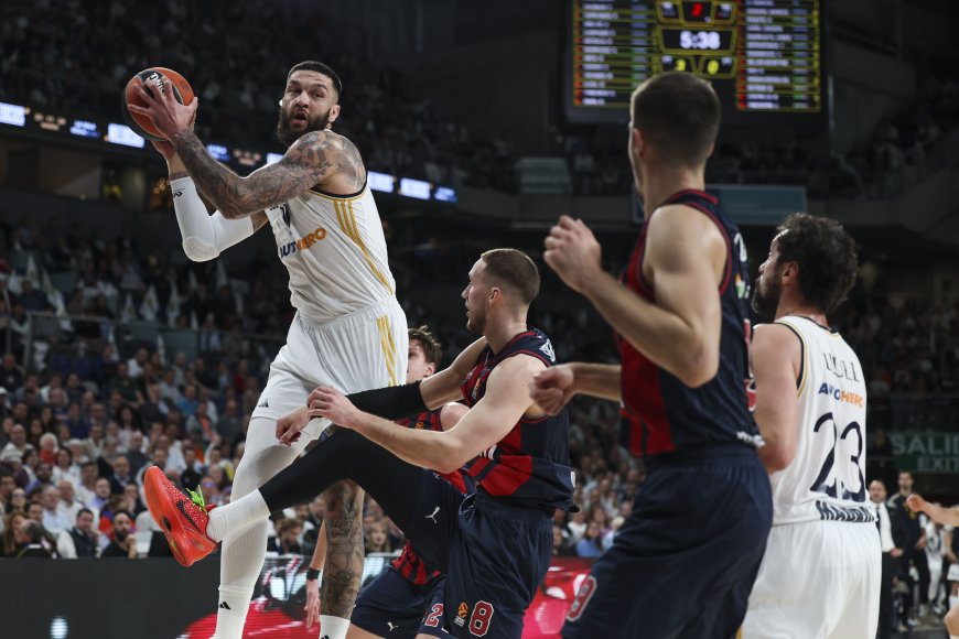 El Madrid enfila hacia la Final Four de Berlín después de su segunda victoria ante el Baskonia
