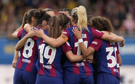 El Barça, a un suspiro de su novena Liga tras arrollar al Madrid CFF