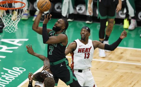 Los Celtics de Boston tumban a Miami Heat y se convierten en los primeros semifinalistas del Este