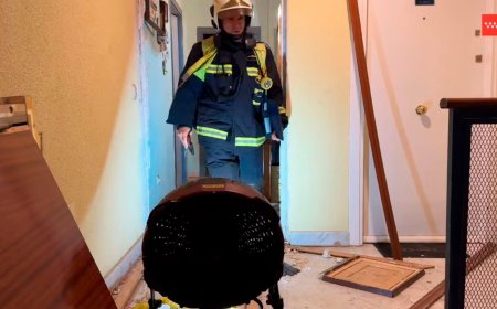 Muere un hombre de 77 años en el incendio de su vivienda en Leganés a causa de una vela encendida