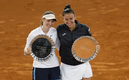 Sorribes y Bucsa, primeras españolas en ganar el dobles en Madrid, se postulan para los Juegos: “Ojalá estemos ahí”