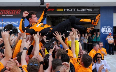 La Fórmula 1 se alegra por Lando Norris, campeón en el GP de Miami