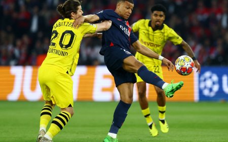 PSG - Borussia Dortmund, en directo | Al descanso, se mantiene el empate sin goles en París
