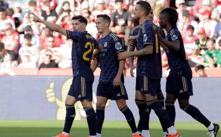Granada - Real Madrid, en directo | El Madrid estrena su condición de campeón y golea al descendido Granada