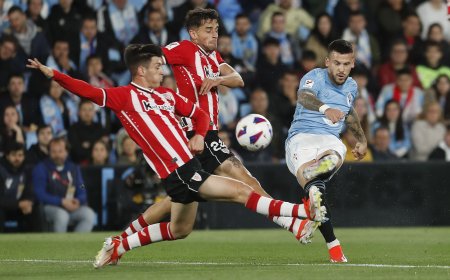 El Celta sufre para vencer a un Athletic de circunstancias