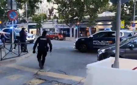 Varios feriantes heridos y 25 detenidos en una reyerta en un colegio cercano al Bernabéu