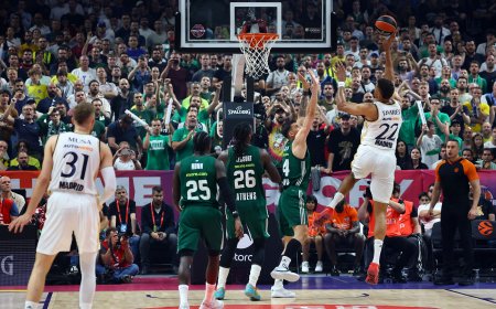 Real Madrid - Panathinaikos, la final de la Euroliga en directo | Los griegos reaccionan gracias a la defensa en el segundo cuarto