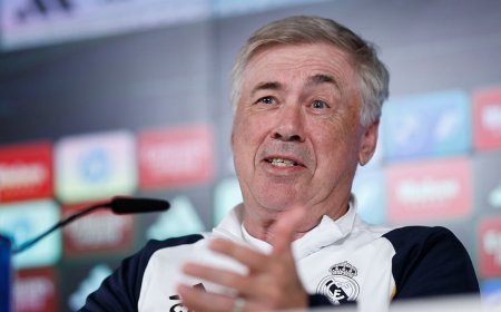 Rueda de prensa de Ancelotti en el media day del Real Madrid, en directo