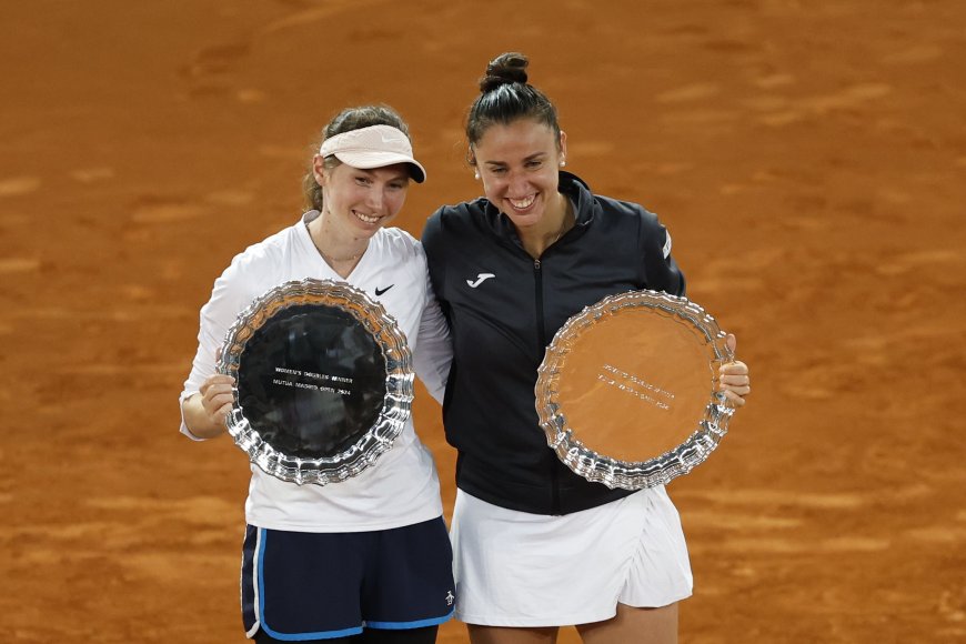 Sorribes y Bucsa, primeras españolas en ganar el dobles en Madrid, se postulan para los Juegos: “Ojalá estemos ahí”