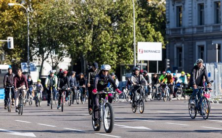 Ninguno de los 250 kilómetros de carril bici que prometió Ayuso en 2021 se ha construido