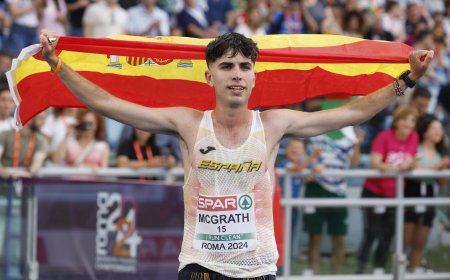 La plata brillante de Paul McGrath en los Europeos de atletismo
