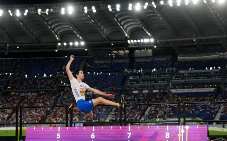 Tentoglou aprovecha la pista mágica de los Europeos de atletismo de Roma para saltar 8,65 metros, décima mejor marca de la historia