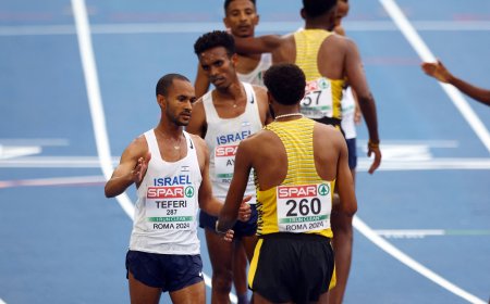 Israel: medalla de plata en el medio maratón y soflama bélica en los Europeos de atletismo de Roma