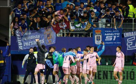 El Oviedo jugará la final del ascenso a Primera tras sorprender a un Eibar sin pegada