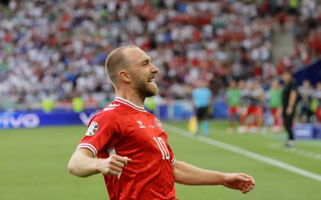 Eslovenia - Dinamarca, en directo | Dinamarca lidera el marcador gracias a un gol de Christian Eriksen