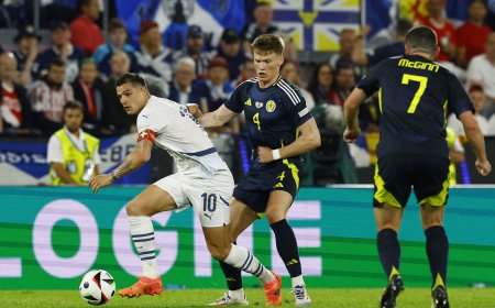 Escocia y Suiza empatan en un mal partido de ambos