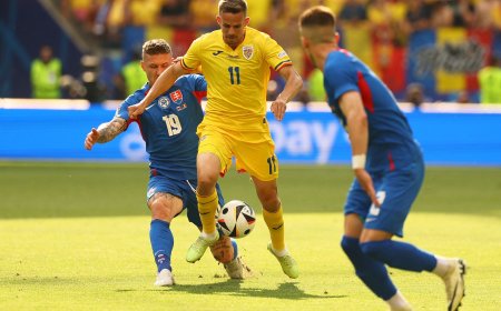 Eslovaquia - Rumania, en directo | Razvan Marin empata el partido de penalti para los rumanos