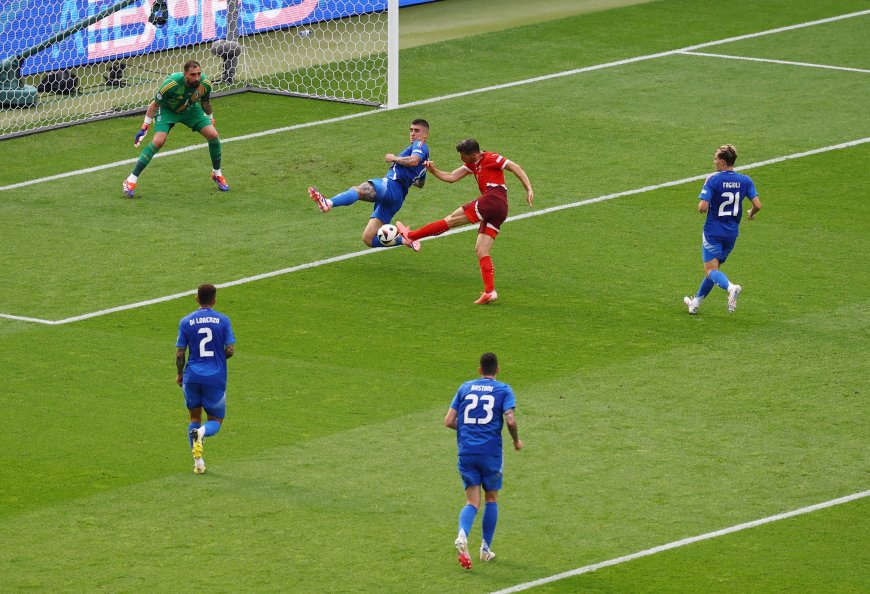 Suiza - Italia, en directo | Freuler adelanta a los suizos en el tramo final de la primera parte