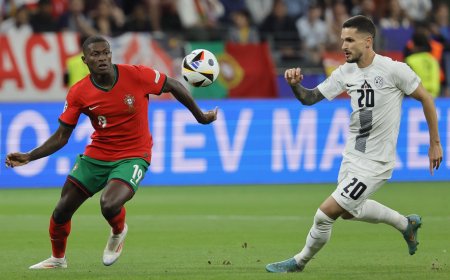 Portugal - Eslovenia, en directo | La selección lusa y la eslovena empatan en los primeros 90 minutos y el partido se va a la prórroga