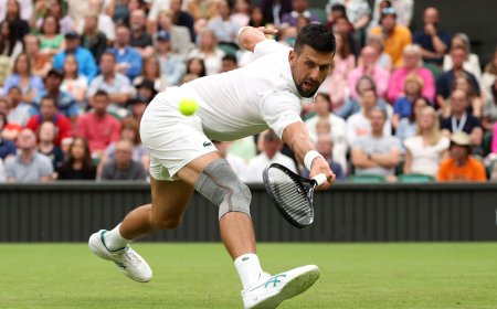 Djokovic, con rodillera gris y sin dolor: prueba superada