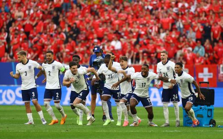 Inglaterra - Suiza, en directo | La selección inglesa elimina a la suiza en la tanda de penaltis y se clasifica para las semifinales de la Eurocopa