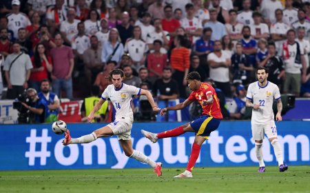 España - Francia, en directo | La selección jugará la final de la Eurocopa después de remontar con un golazo de Lamine y otro de Olmo (2-1)