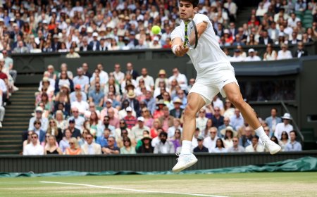 Alcaraz - Djokovic en directo: la final de Wimbledon | El murciano se lleva el primer set con comodidad ante el serbio