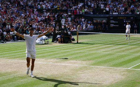 Alcaraz - Djokovic en directo: la final de Wimbledon | El murciano: “Es un sueño para mí ganar este trofeo”