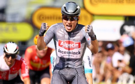 Philipsen gana en Nîmes e iguala las tres etapas en este Tour de Francia del caído Girmay