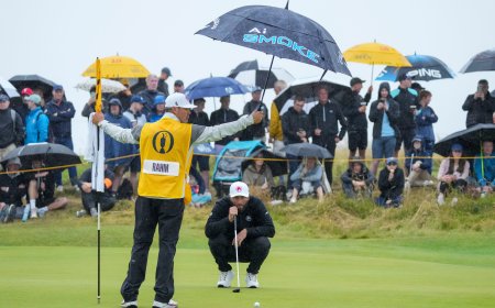 La madre naturaleza manda en Royal Troon
