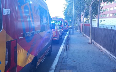 Evacuadas varias plantas de la Fundación Jiménez Díaz por un incendio en un aparato de climatización