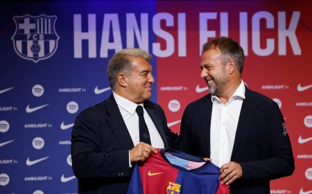 Hansi Flick, en su presentación: “No estoy lejos de la idea del Barcelona de Guardiola o Cruyff”