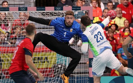 Los Hispanos resisten y golpean a Eslovenia a primera hora del día (25-22)