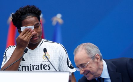 Endrick es presentado como nuevo jugador del Real Madrid: “Desde niño era fan del Real Madrid y ahora voy a jugar aquí, es un sueño”