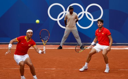 Juegos Olímpicos París 2024, en directo | Nadal y Alcaraz pierden el segundo set ante Griekspoor y Koolhof (6-4, 6-7(2) y el partido se decidirá en el super tiebreak