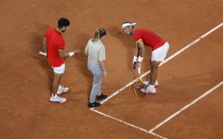 Juegos Olímpicos París 2024, en directo | Nadal y Alcaraz caen en dobles ante los estadounidenses Krajicek y Ram (6-2, 6-4)