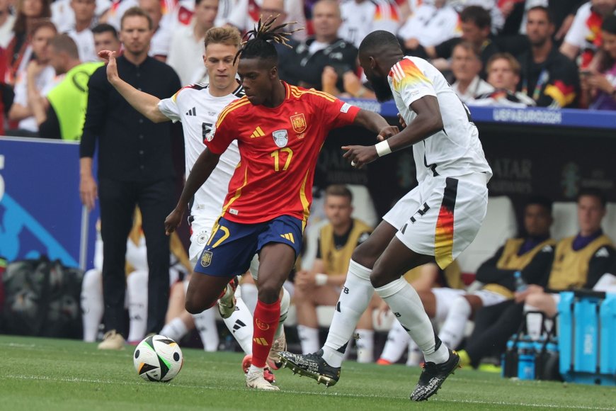 España - Alemania, en directo | La selección española y la germana empatan sin goles en la primera parte en un partido igualado