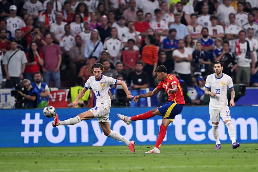 España - Francia, Eurocopa en directo | Al descanso, la selección se impone en Múnich con goles de Lamine Yamal y Dani Olmo