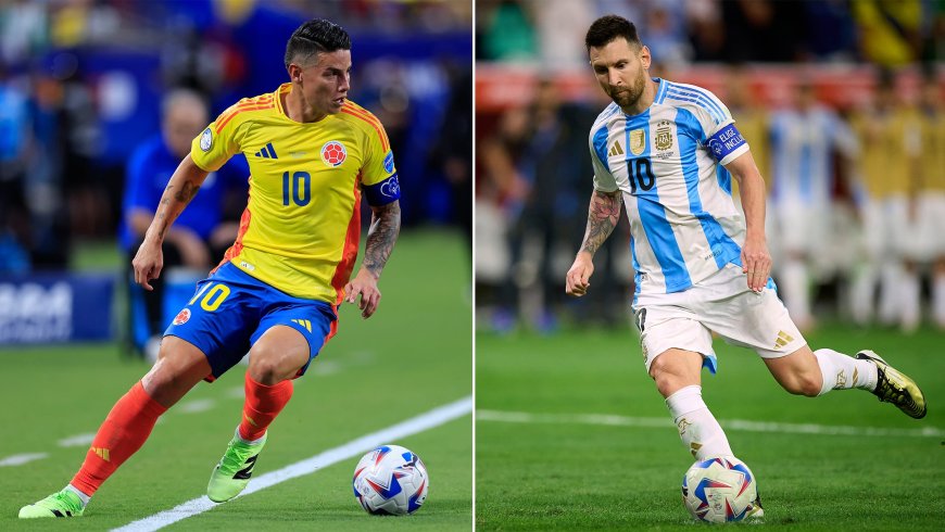 La Colombia de James Rodríguez desafía el reinado de la Argentina de Messi