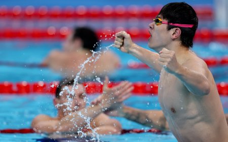 El chino Pan Zhanle bate el récord mundial de 100m libre