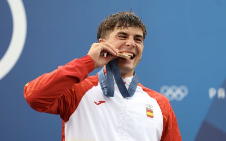 Pau Echaniz, un caballo salvaje que cuelga el bronce en K-1 slalom