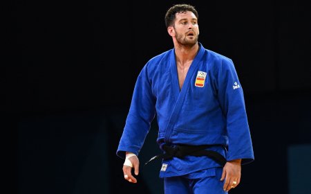 El yudoca Niko Sherazadishvili: “Entrenando soy muy bueno, pero aquí me pueden los nervios”