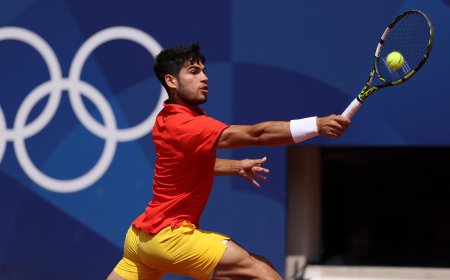 Juegos Olímpicos París 2024, en directo | Alcaraz domina el primer set de la semifinal ante Auger-Aliassime (6-1)